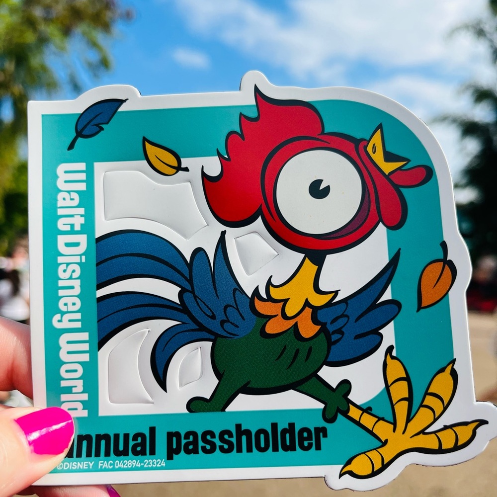 Disney World Annual Passholder HEI HEI Car Magnet Moana Authentic
